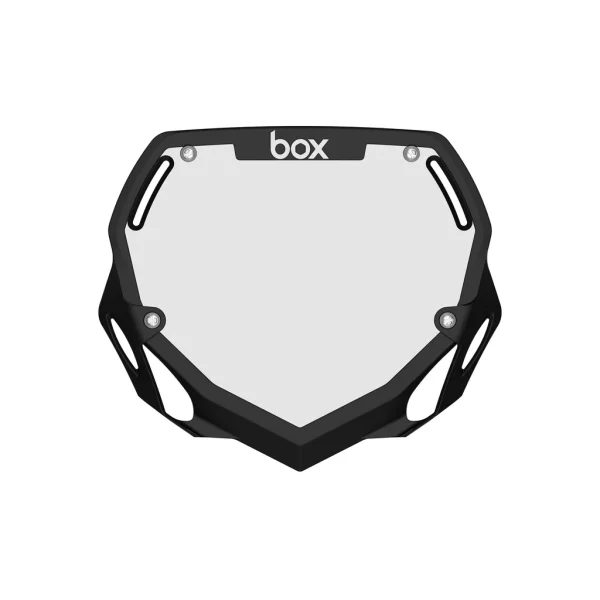 Box Two Number Plate Large - Black