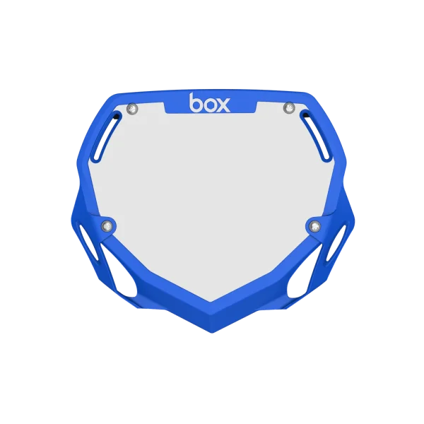 Box Two Number Plate Large - Blue