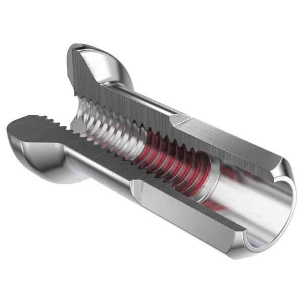 DT PRO LOCK STD NIPPLE 'A' 2.0 x 14mm Brass Blk 100 pc
