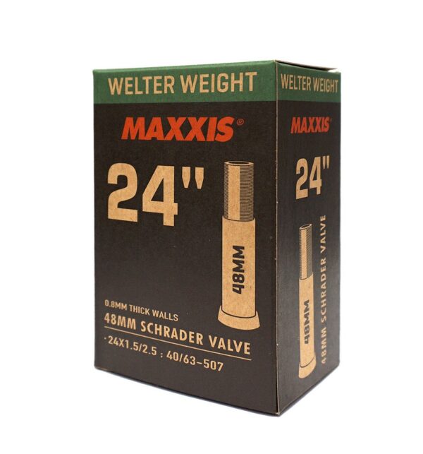 MAXXIS TUBE 24 x 1.5/2.5 SV 48mm WELTERWEIGHT RVC, 0.8mm THICK