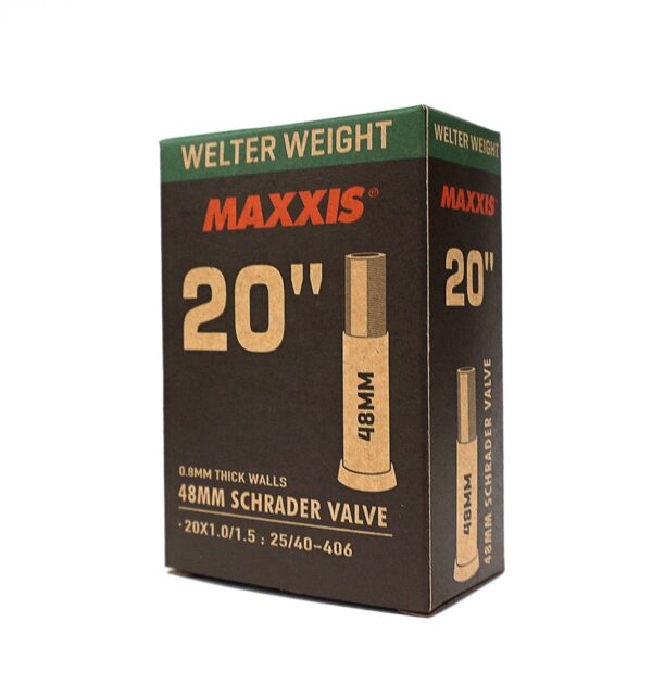 MAXXIS TUBE 20 x 1.5/2.5 SV 48mm WELTERWEIGHT RVC, 0.8mm THICK